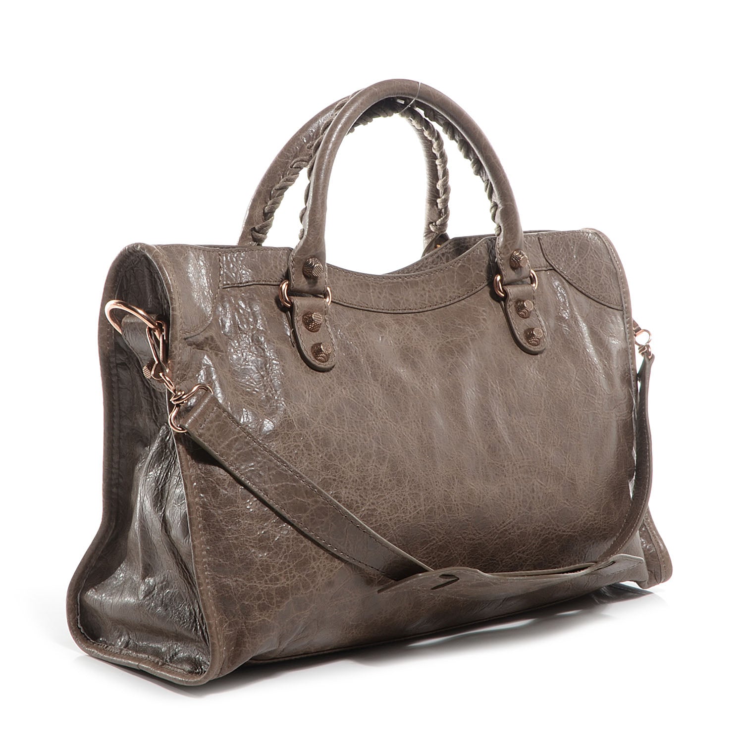 Balenciaga Agneau Giant 12 Rose Gold Hardware City Gris Poivre 4 of 11