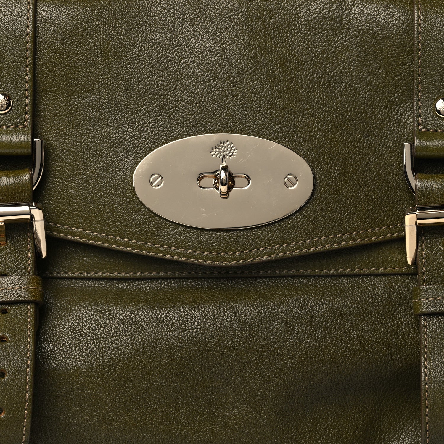 Mulberry Soft Buffalo Medium Alexa Green 7 of 9