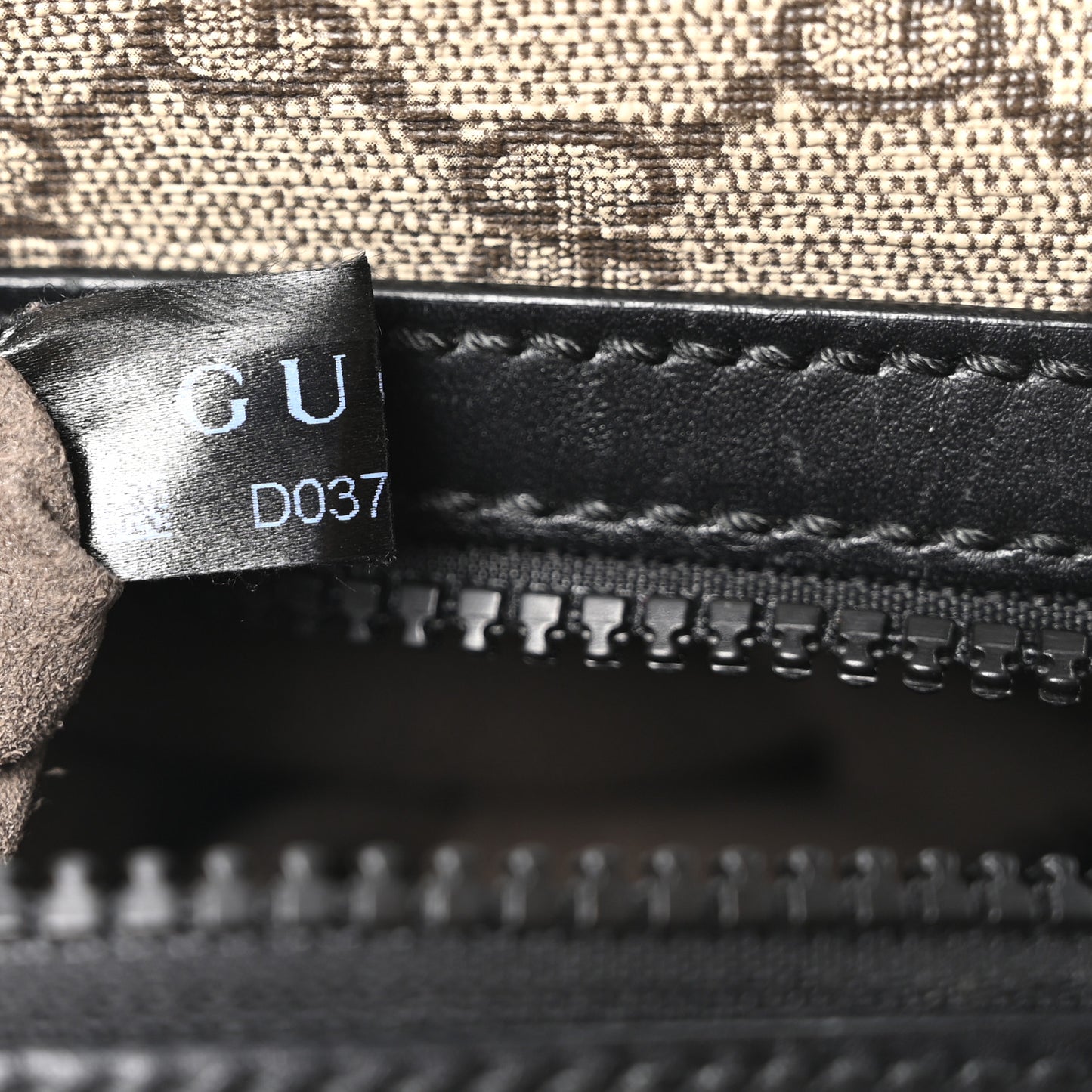 GG Supreme Monogram Small Eden Day Backpack Black