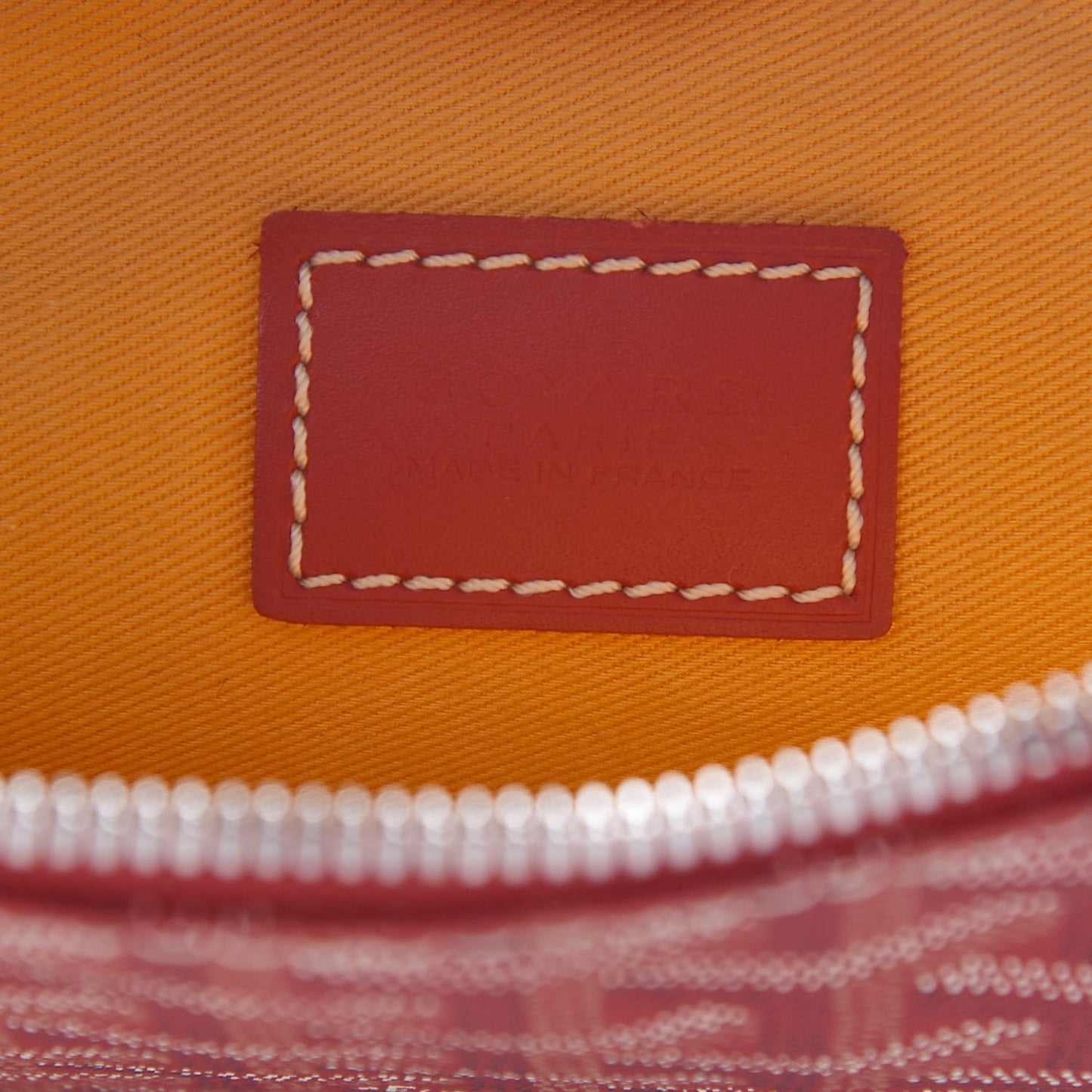 Goyardine Senat Pochette MM Red