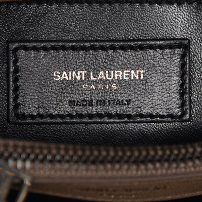 Saint Laurent Sheepskin Matelasse Chevron Monogram Medium College Bag Fard 6 of 7