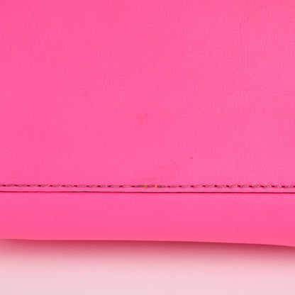 Valentino Garavani Vitello Small Rockstud Double Handle Tote Fuxia Fluo 10 of 16