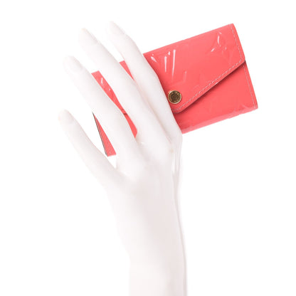 Louis Vuitton Vernis Multicles 4 Key Holder Rose Litchi 2 of 9