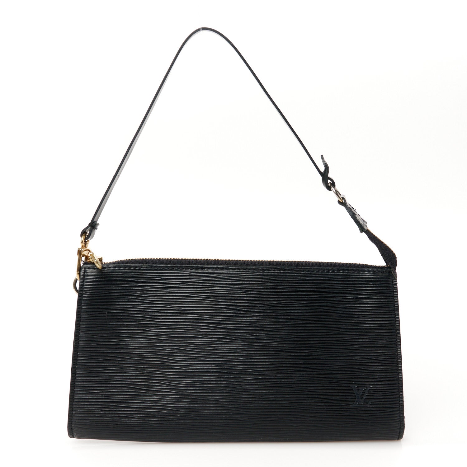 Louis Vuitton Epi Pochette Accessories 21 Black 1 of 9
