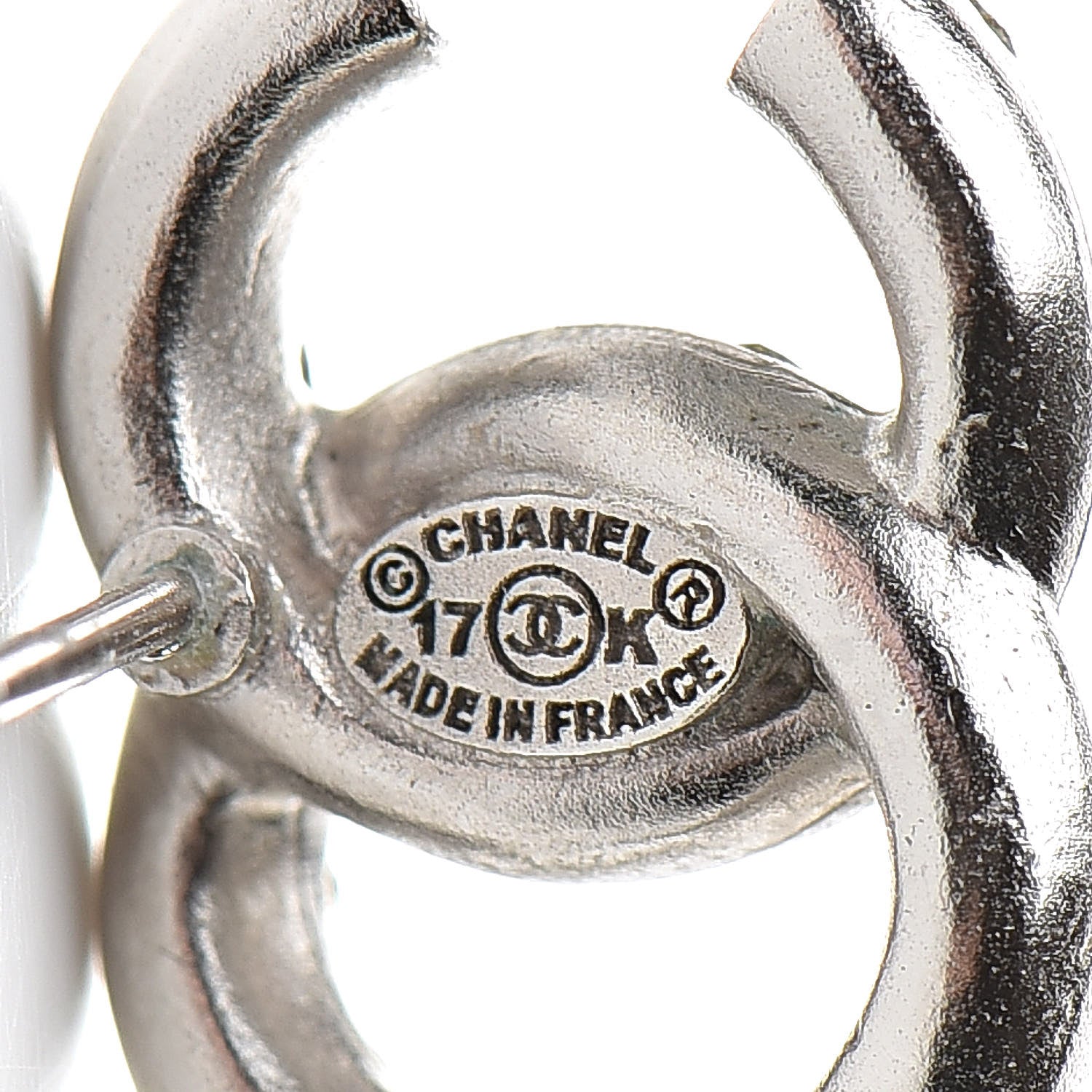 Chanel Iridescent Crystal CC Earrings Multicolor 4 of 6
