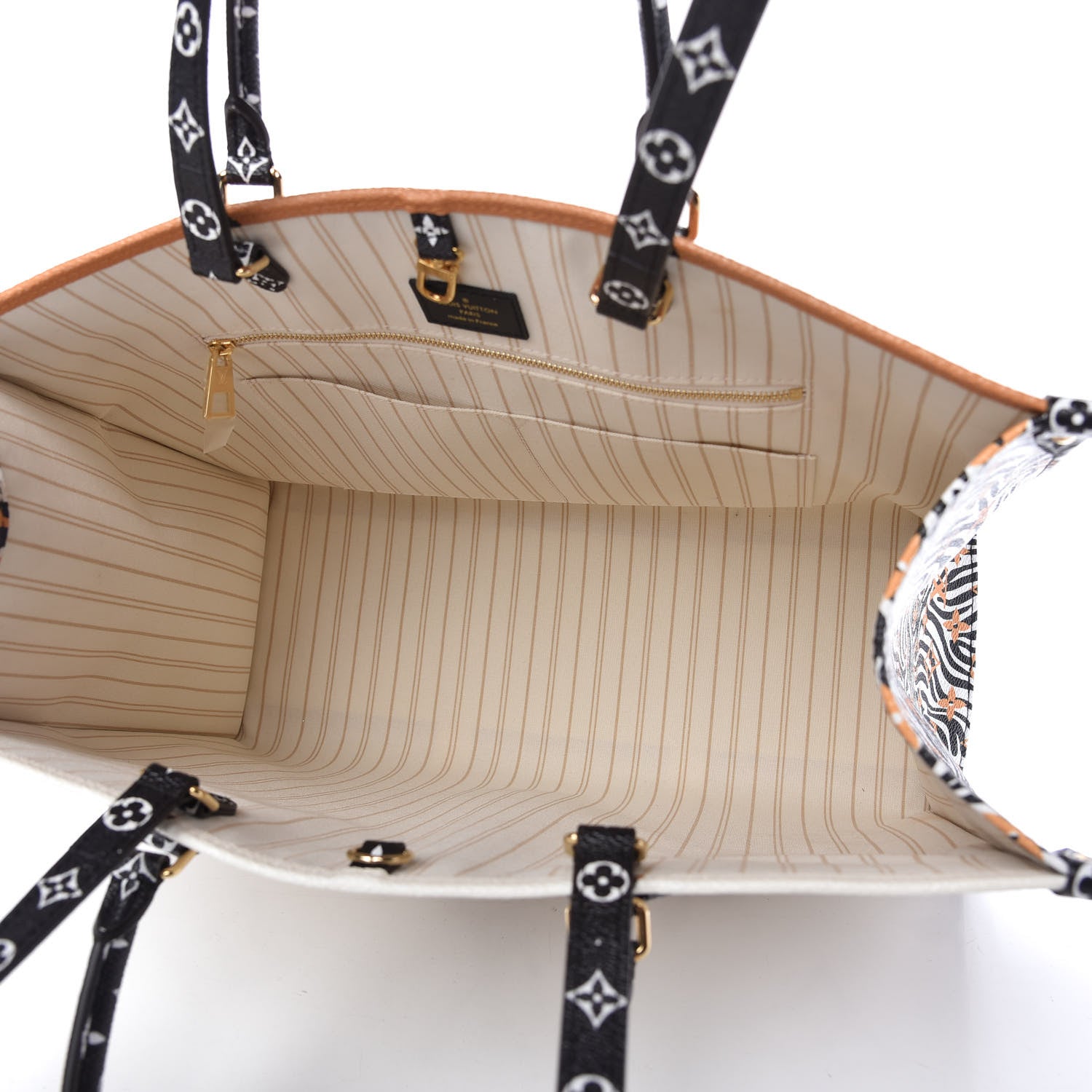Louis Vuitton Monogram Giant Jungle Onthego GM Ivory 5 of 9