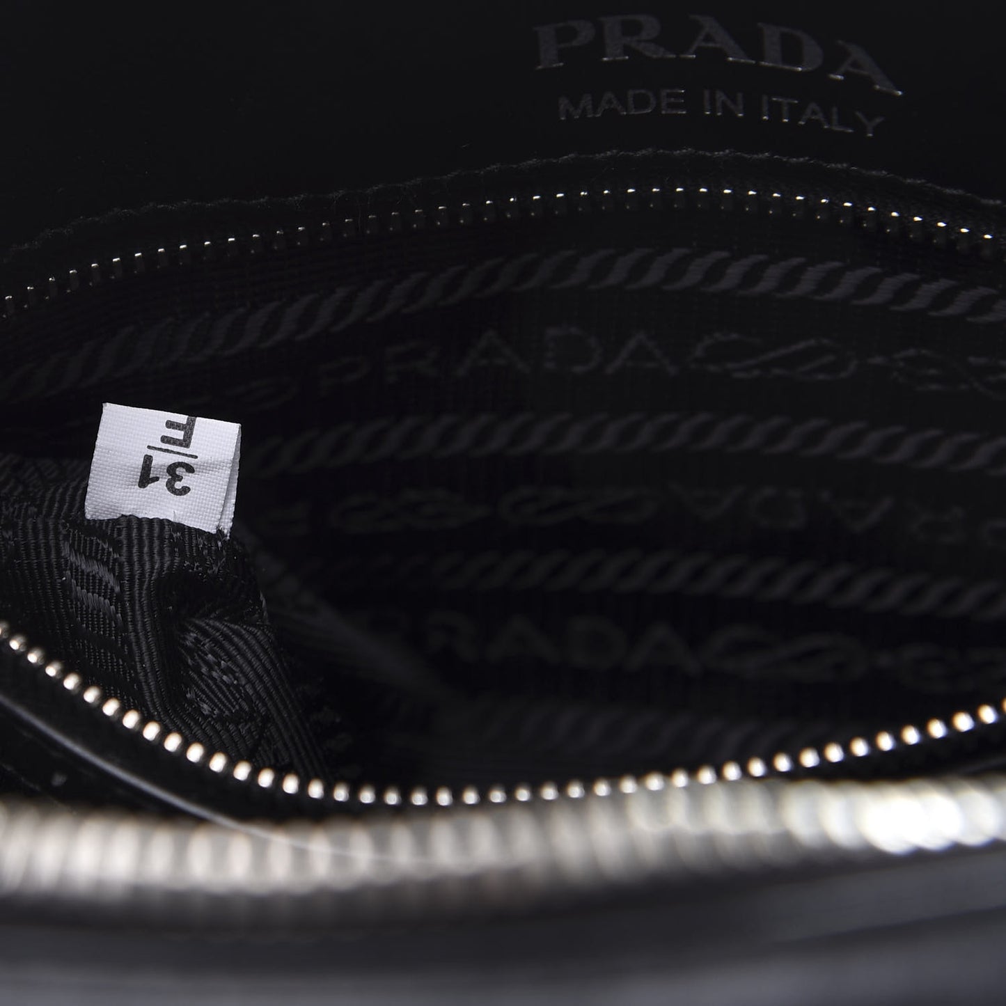 Soft Calfskin Diagramme Crossbody Bag Black