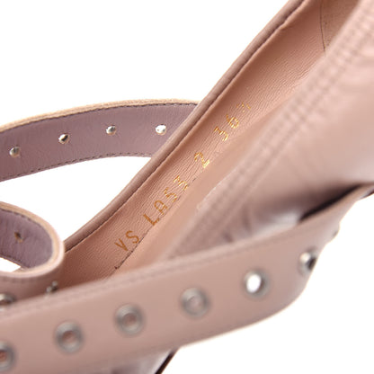 Valentino Garavani Nappa Love Latch Cross Strap 100mm Pumps 36.5 Poudre 10 of 10