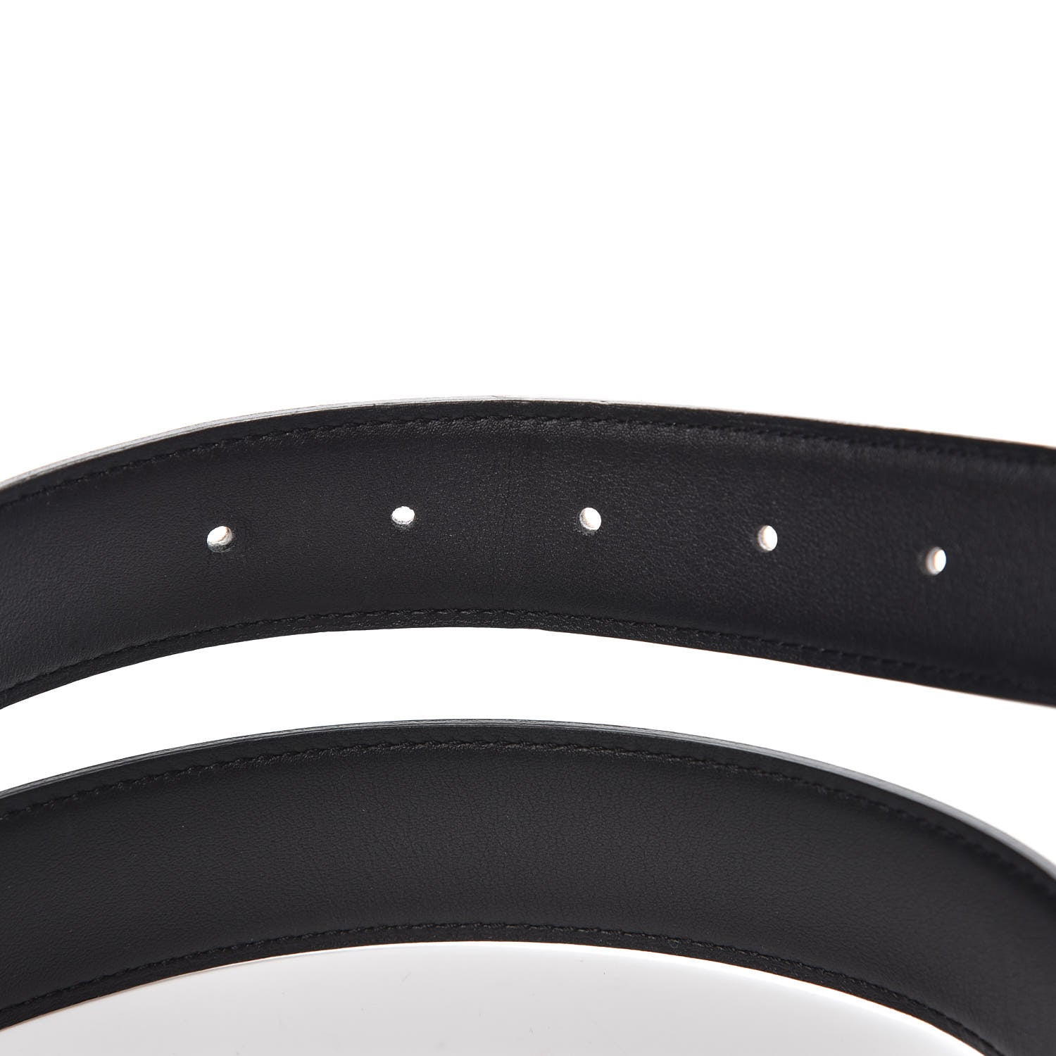 Hermes Swift Epsom 32mm H Belt 95 Black Etoupe 4 of 8