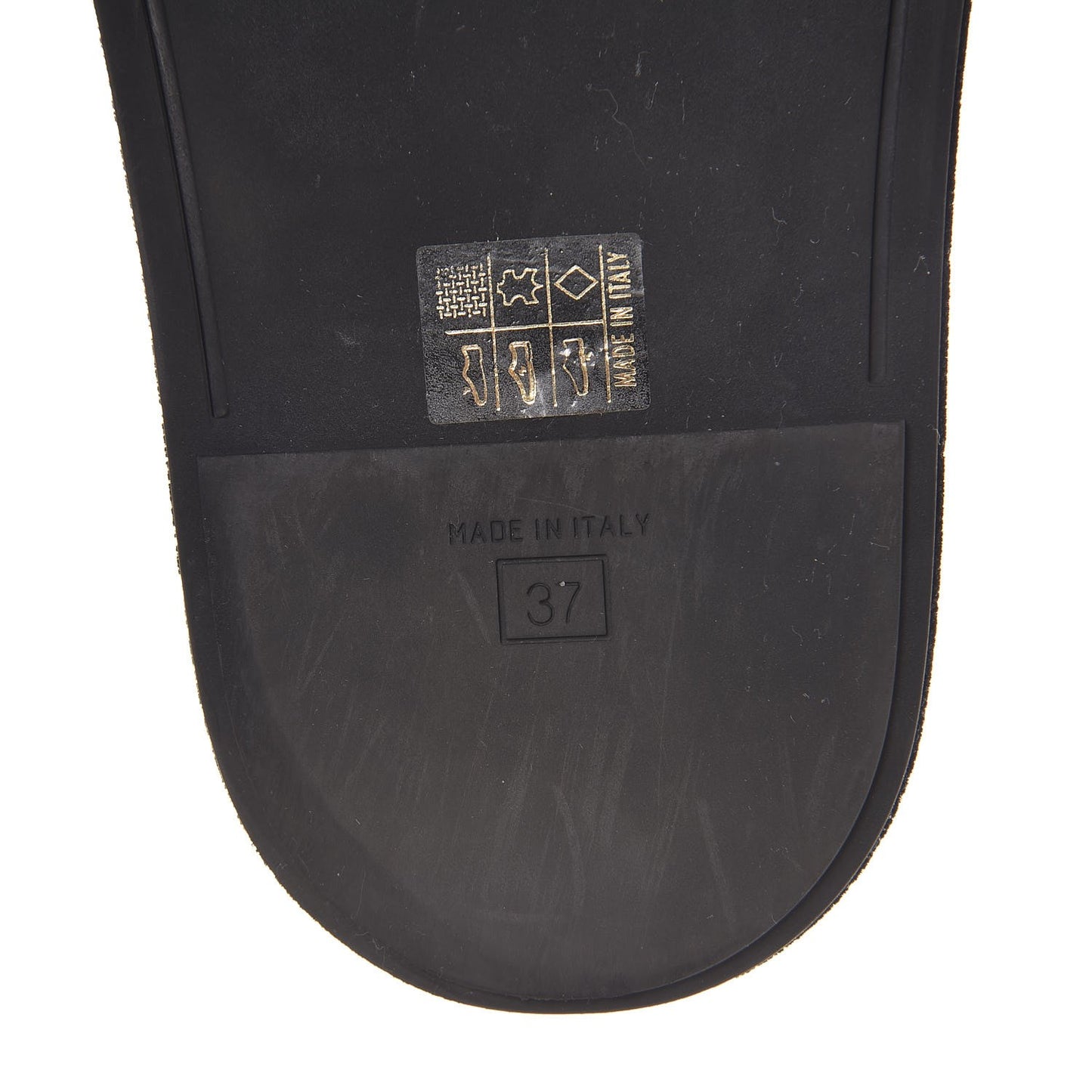 Velvet FF Slide Sandals 37 Testa di Moro Tobacco Fragola