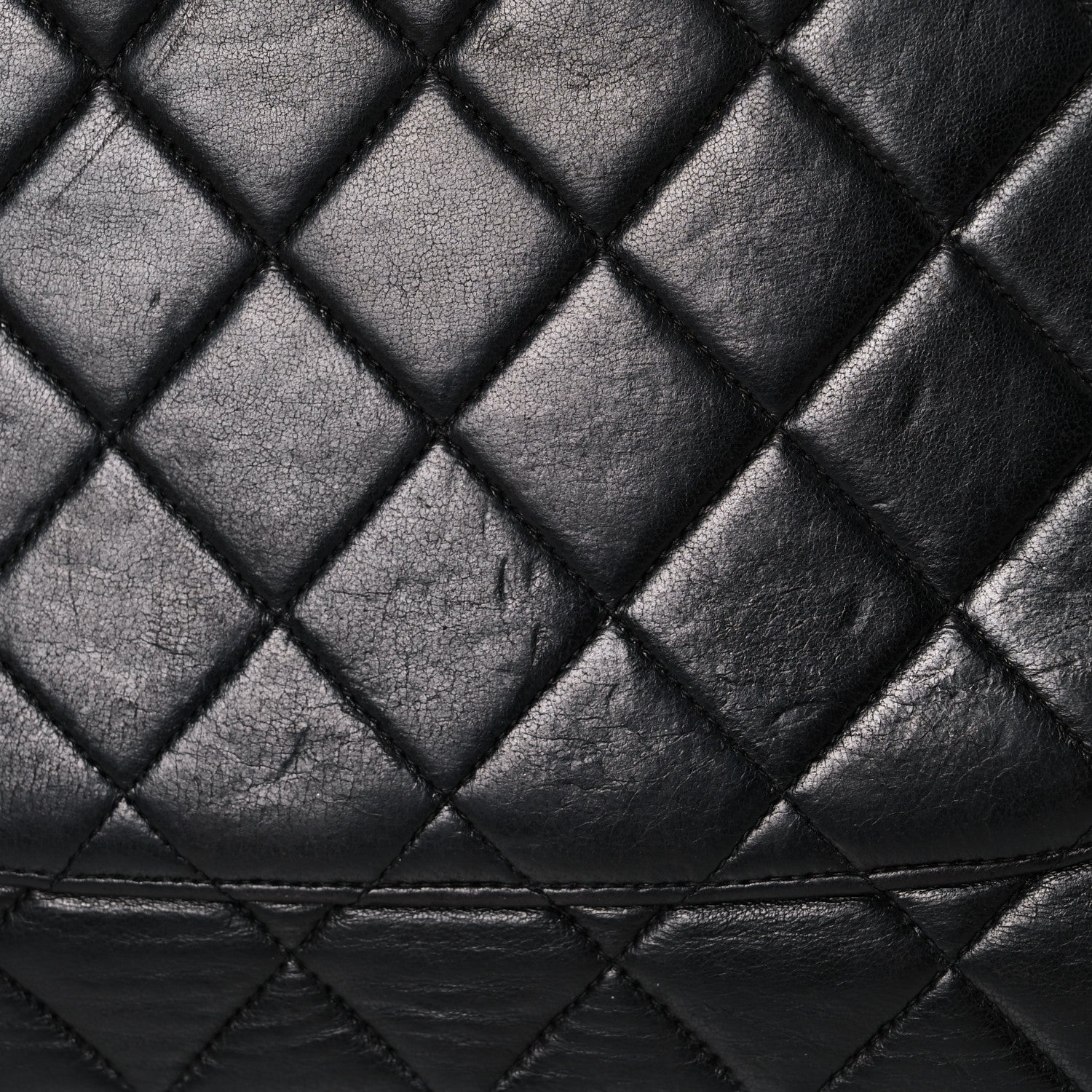Chanel Lambskin Quilted Jumbo Single Flap Black 24 of 26