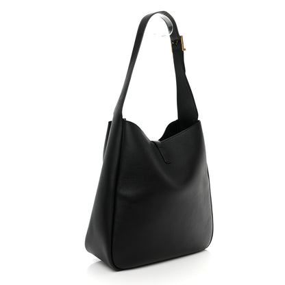 Saint Laurent Smooth Calfskin Large Le 5 A 7 Soft Hobo Black 3 of 10