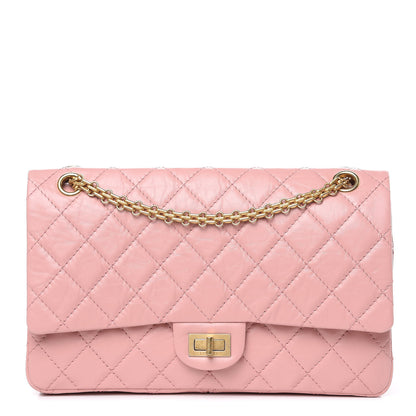 Chanel Aged Calfskin Quilted 2.55 Reissue 226 Flap Pink 1 of 11