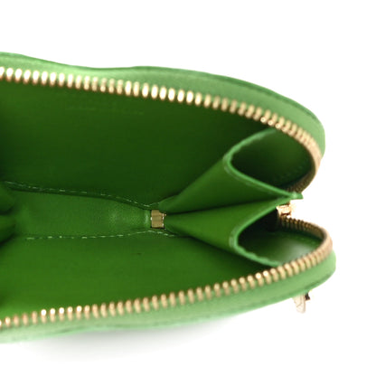 Louis Vuitton Vernis Heart Coin Purse Vert Tonic 5 of 11