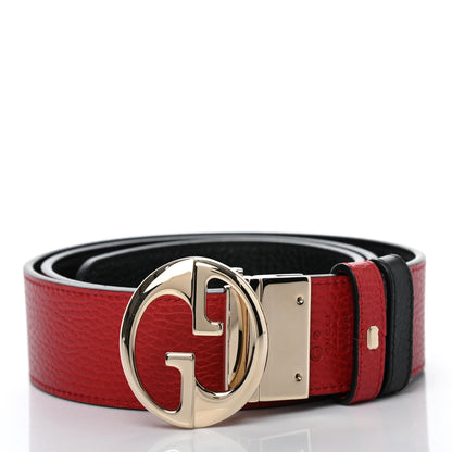 Gucci Calfskin 1973 Reversible Belt 90 36 Black Red 2 of 5