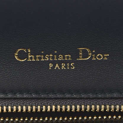 Christian Dior Metallic Patent Micro-Cannage Medium Diorama Flap Bag Gold 8 of 9