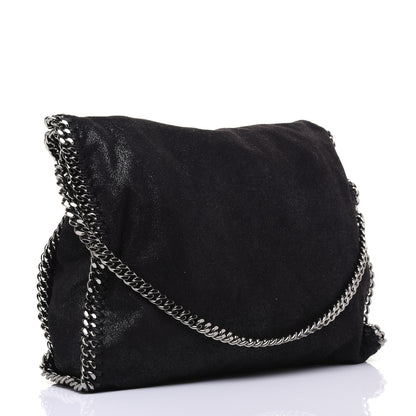 Stella McCartney Shaggy Deer Falabella Fold Over Tote Black 3 of 9