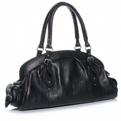 Christian Dior Leather My Dior Satchel Black 3 of 8