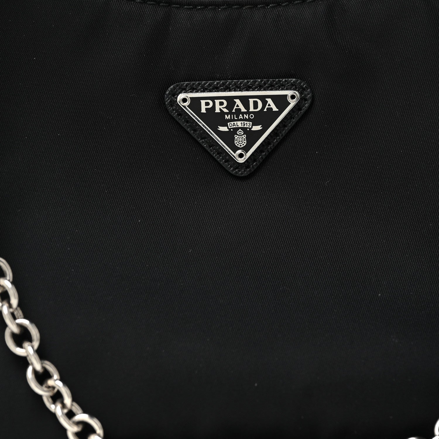 Prada Nylon Re-Edition 2005 Shoulder Bag Black 8 of 22