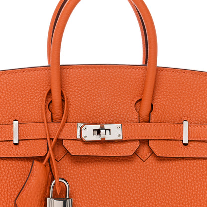 Hermes Togo Birkin 25 Orange 8 of 11