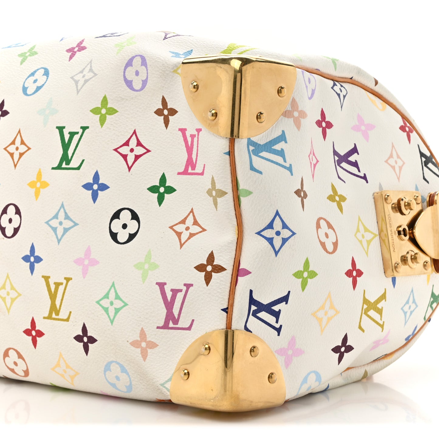 Monogram Multicolor Speedy 30 White