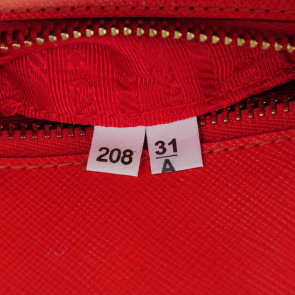 Prada Saffiano Mini Galleria Double Zip Tote Lacca 8 of 10