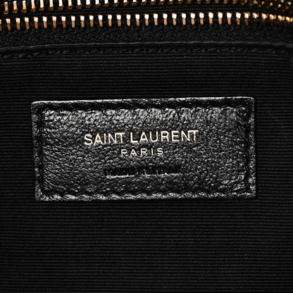 Saint Laurent Lambskin Matelasse Monogram Medium Niki Chain Satchel Rouge Legion 6 of 10