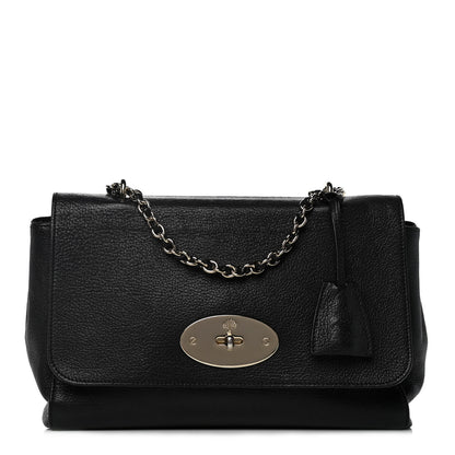 Mulberry Glossy Goatskin Medium Lily Black 1 of 11