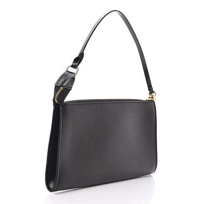Louis Vuitton Epi Pochette Accessories 24 Black 2 of 8