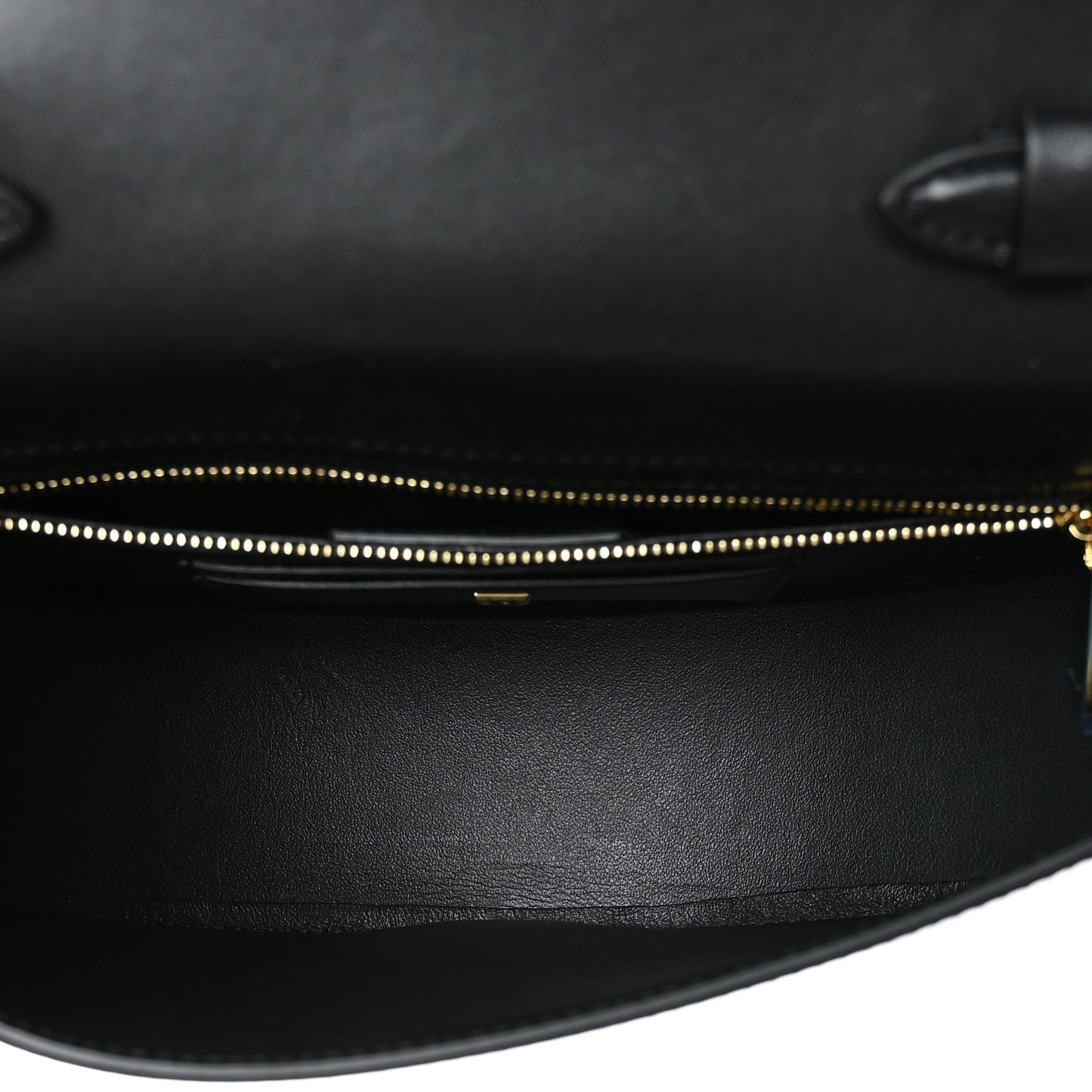 Calfskin Aura Shoulder Bag Black