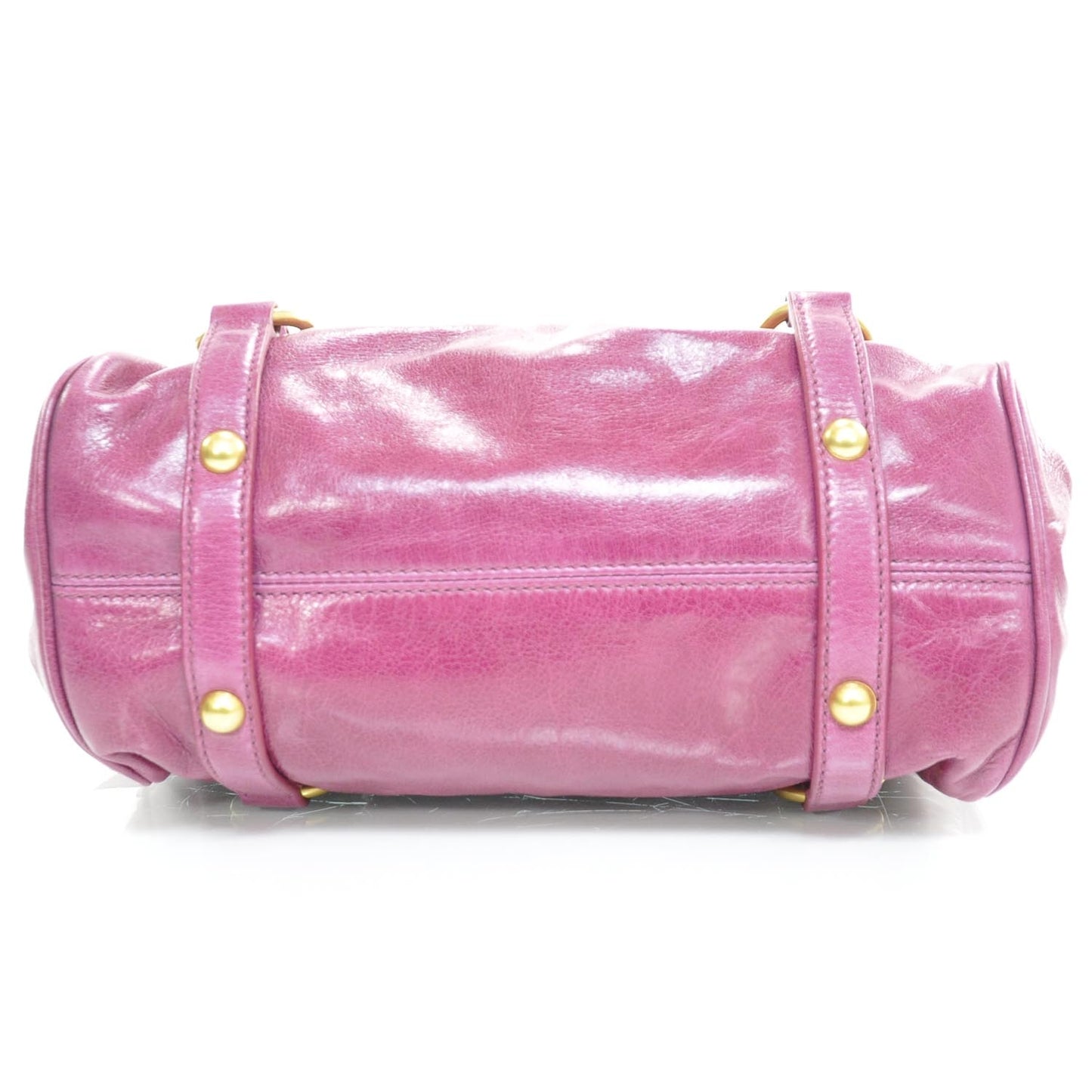 Vitello Lux Mini Bow Bag Fuchsia