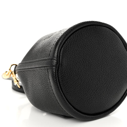 Marc Jacobs Grained Calfskin Mini The Bucket Bag Black 8 of 9