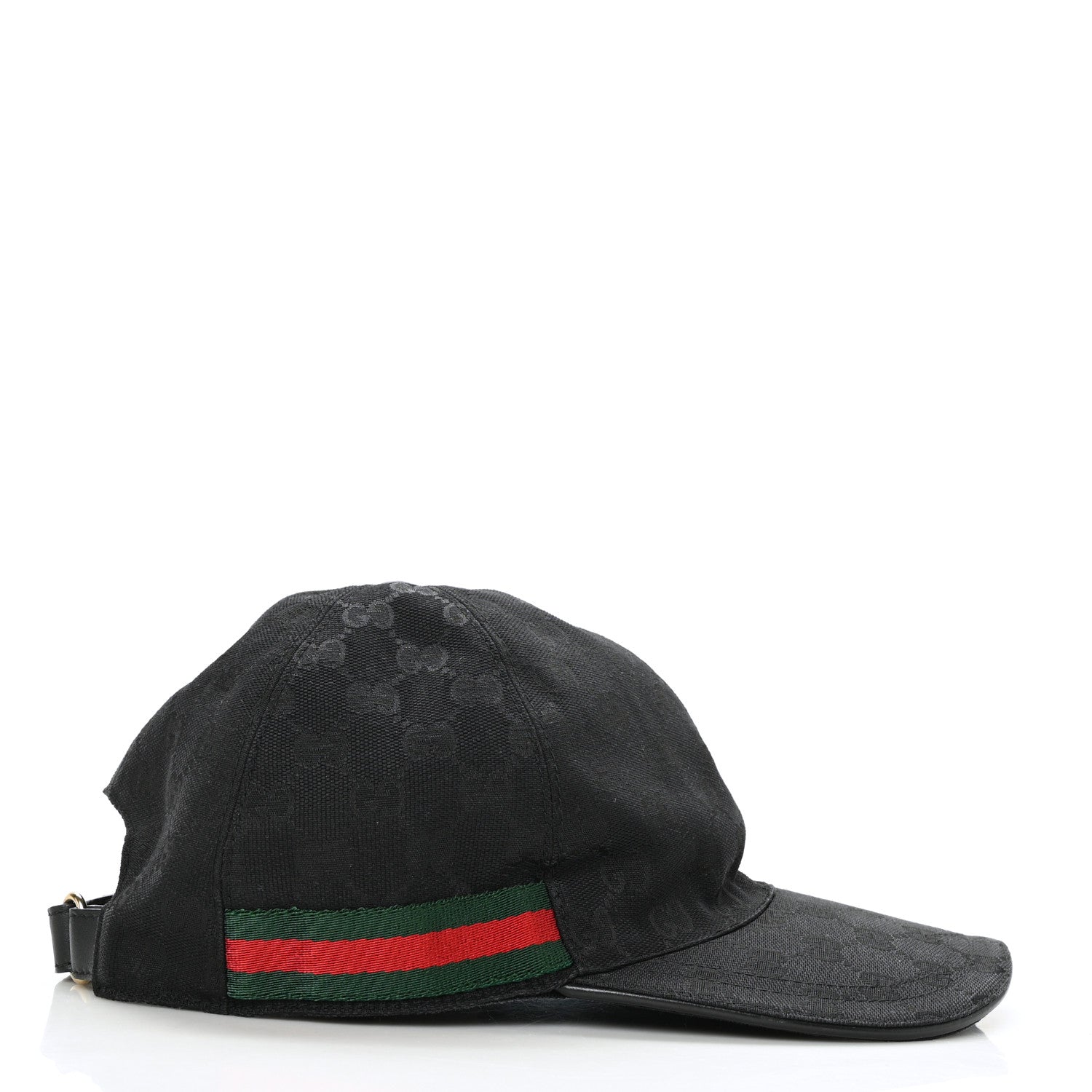 Gucci Monogram Web Baseball Hat Black 4 of 9