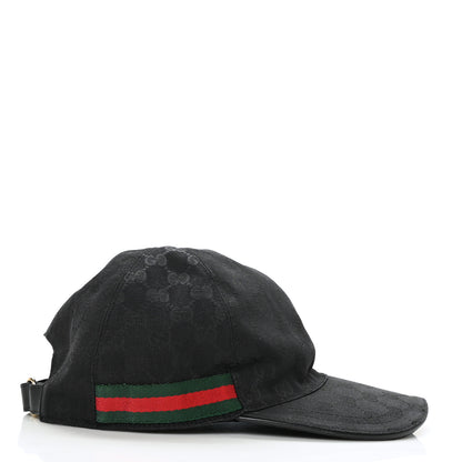 Gucci Monogram Web Baseball Hat Black 4 of 9