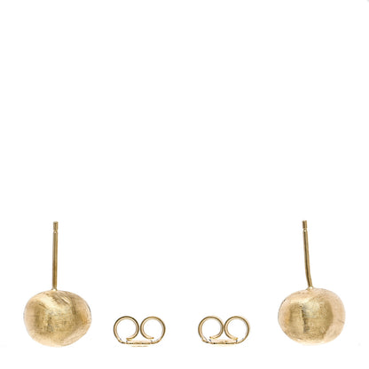 Marco Bicego 18K Yellow Gold Africa Round Stud Earrings 3 of 4
