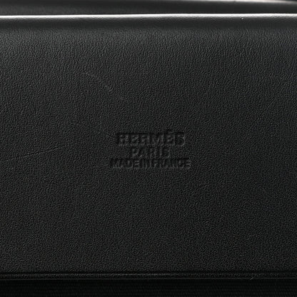 Hermes Toile Vache Hunter Herbag Cabas MM Black 6 of 11