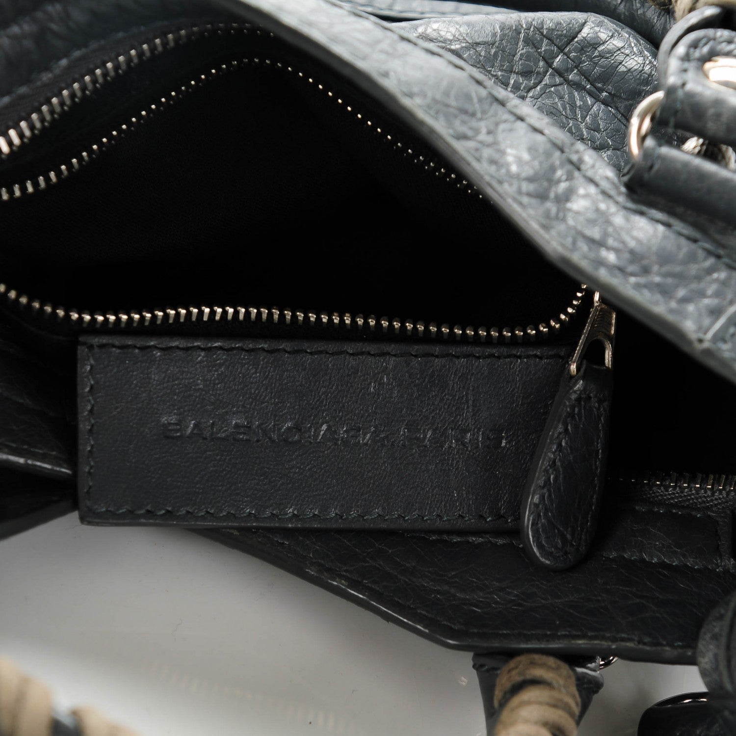 Balenciaga Agneau Giant 12 Silver Hardware Mini City Gris Tarmac 6 of 7