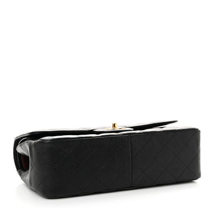 Chanel Caviar Quilted Jumbo Double Flap Black 4 of 13