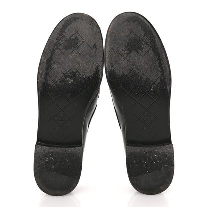 Chanel Lambskin Quilted CC Turnlock Loafers 38.5 Black 6 of 11