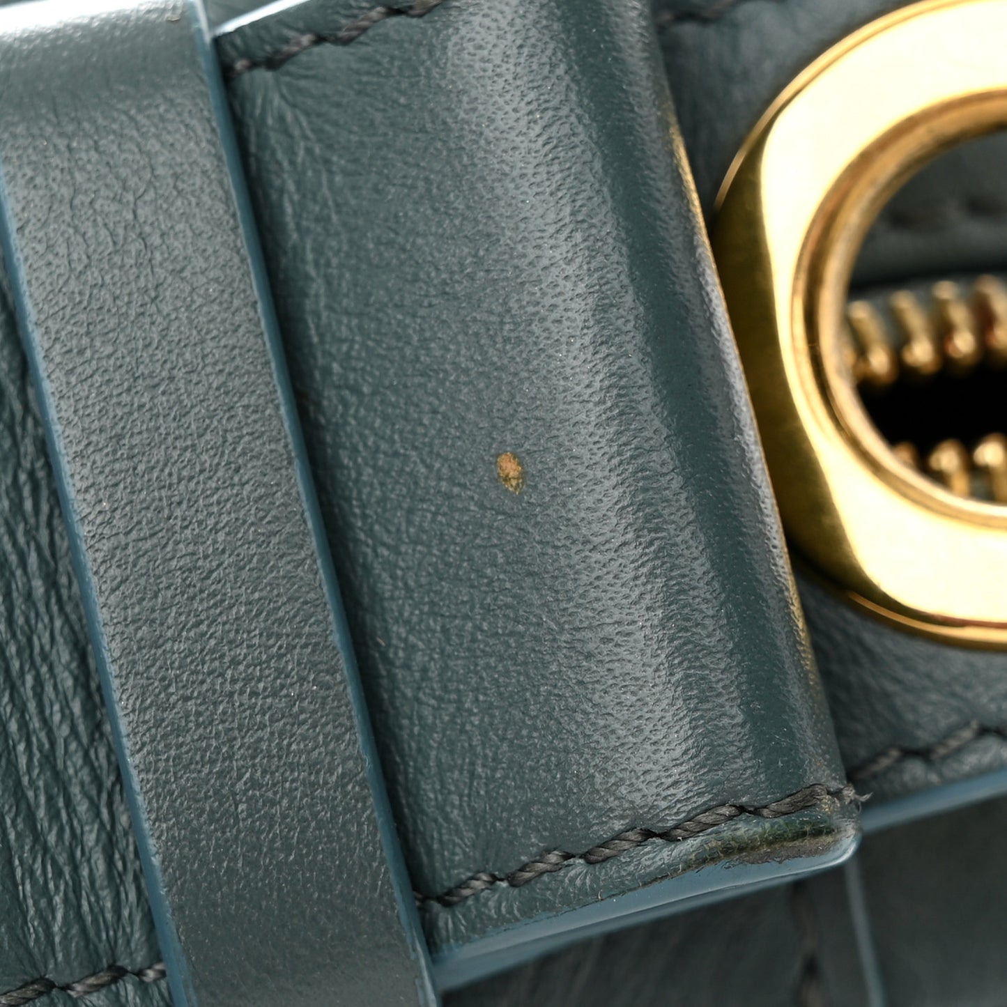 Smooth Calfskin Little Horses Embroidered Shoulder Bag Cloudy Blue