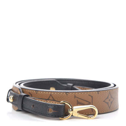 Louis Vuitton Reverse Monogram Bandouliere Shoulder Strap XL Black 1 of 4
