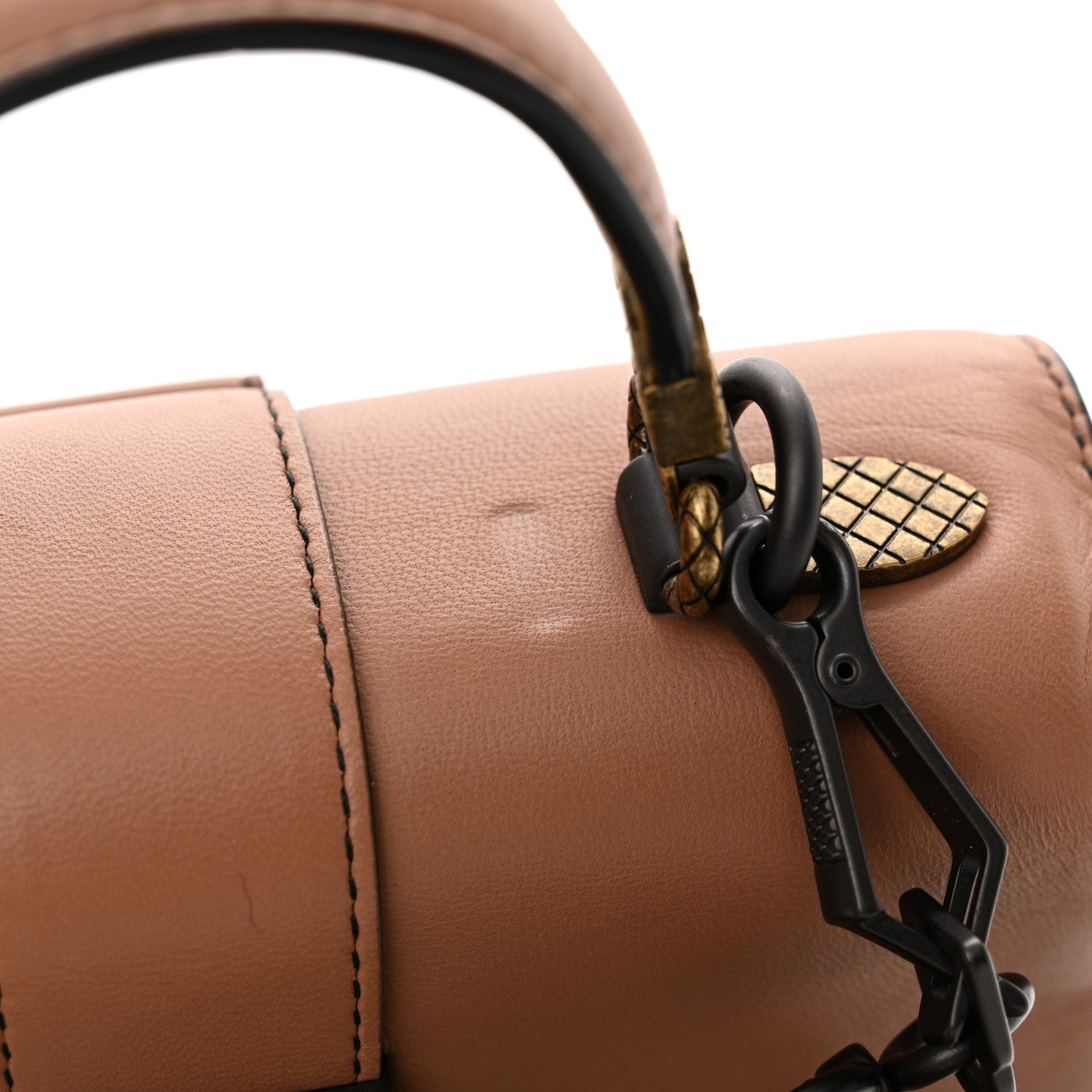 Bottega Veneta Nappa Multicolor Mini Piazza Bag Limestone 12 of 12