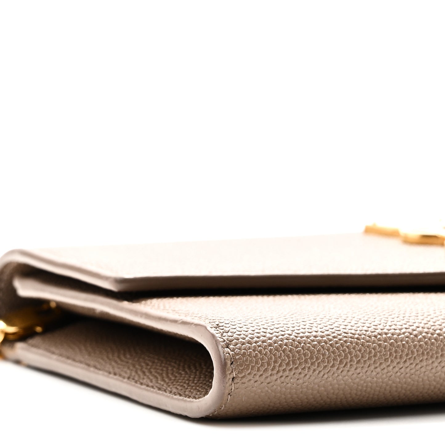 Grain De Poudre Monogram Uptown Chain Wallet Taupe