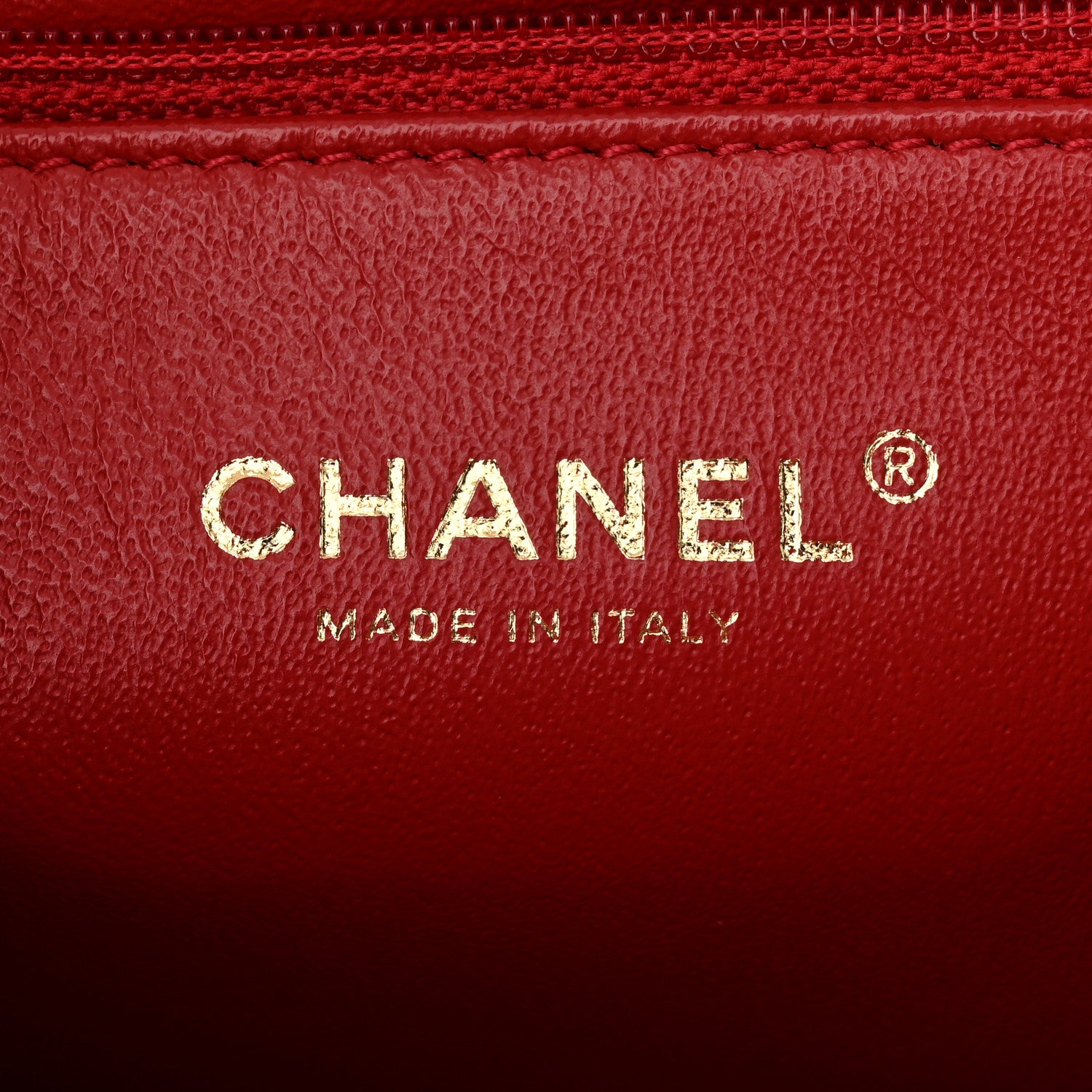 Chanel Calfskin Chevron Quilted Casual Trip Flap Red 6 of 12