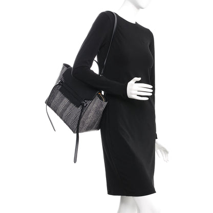 Celine Watersnake Mini Belt Bag White Black 2 of 8