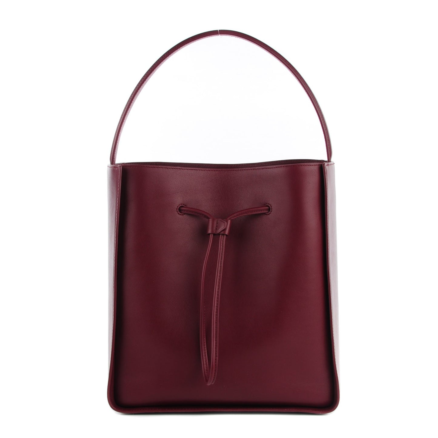3.1 Smooth Calfskin Large Soleil Bucket Bag Burgundy