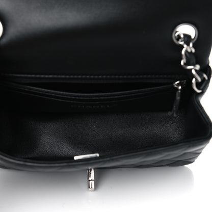 Chanel Lambskin Quilted Mini Rectangular Flap Black 4 of 4
