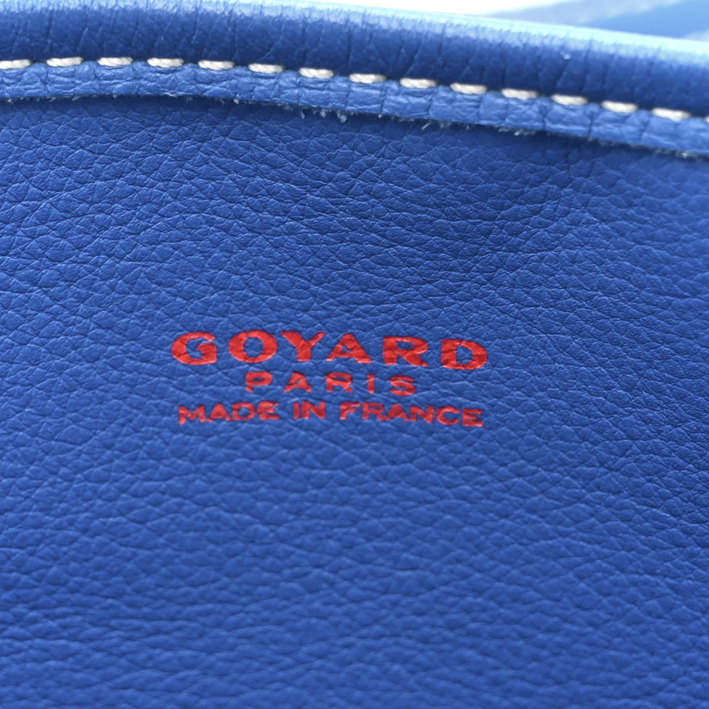 Goyardine Reversible Mini Anjou Sky Blue