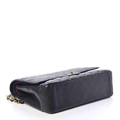 Chanel Caviar Quilted Maxi Double Flap Black 4 of 11