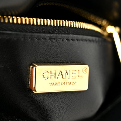 Chanel Sequin Logo CC Small Single Flap Black Multicolor 6 of 11